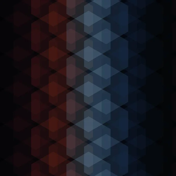 Sömlös Geometrisk Abstrakt Mönster Från Färgglada Hexagoner — Stock vektor