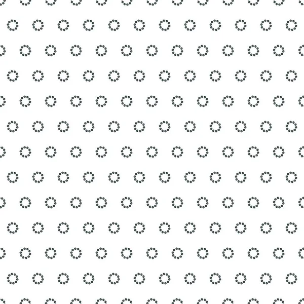 Motif Abstrait Noir Blanc Sans Discontinuité Créé Partir Cercles Concentriques — Image vectorielle