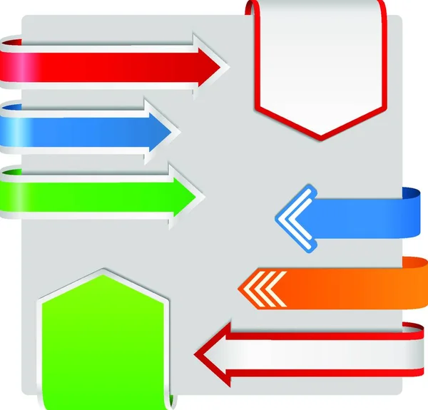 Vektorpfeile Für Ihren Inhalt — Stockvektor