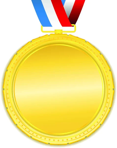 Medal Championship Second World — Stock Vector