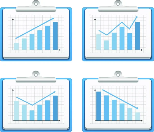 Farbenfroher Hintergrund Für Finanz Oder Geschäftsthemen — Stockvektor