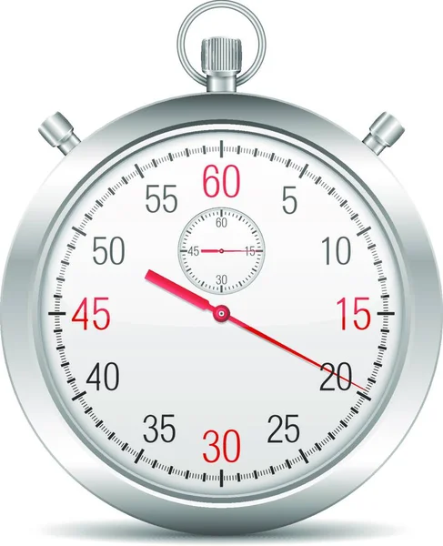 Cronômetro Cronômetro Cronômetro Relógio Trabalho — Vetor de Stock