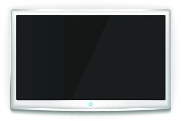 Pantalla Plasma Monitor Tecnología — Vector de stock