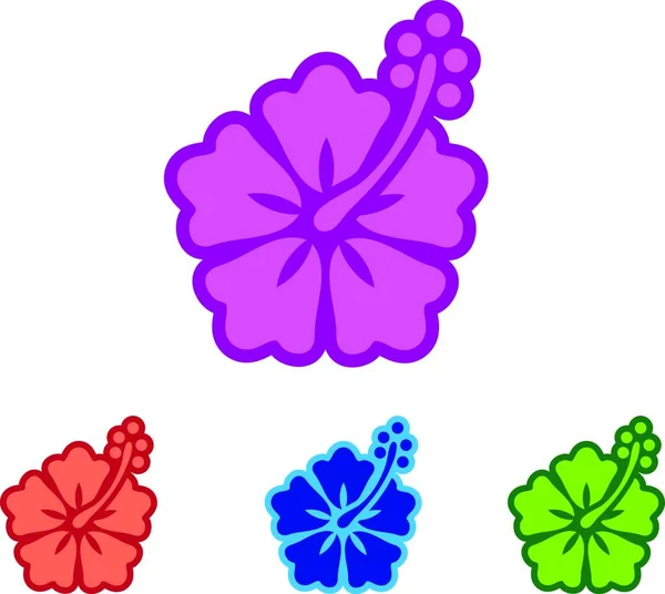 Imágenes Hawaii Flower Vector Clip Art Imagen — Archivo Imágenes Vectoriales