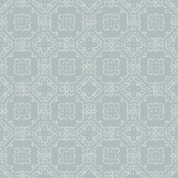 Серый Орнаментальный Бесшовный Рисунок Бесконечная Текстура Восточный Геометрический Орнамент — стоковый вектор