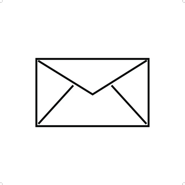 Logotipo Ícone Envelope — Vetor de Stock