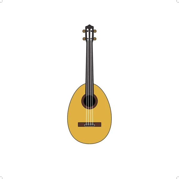 Vektorillustration Mandolin — Stock vektor