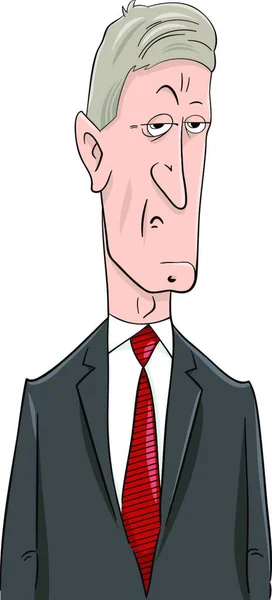 Cartoon Illustration Politician Business Character — стоковый вектор