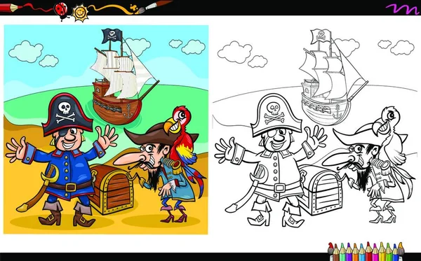 Pirata de pássaro bonito segurando a espada dos desenhos animados  ilustração do ícone do vetor. animal holiday icon isolado plano