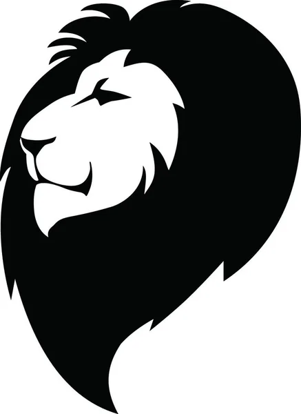 Löwenkopfmaskottchen Vektorillustration — Stockvektor