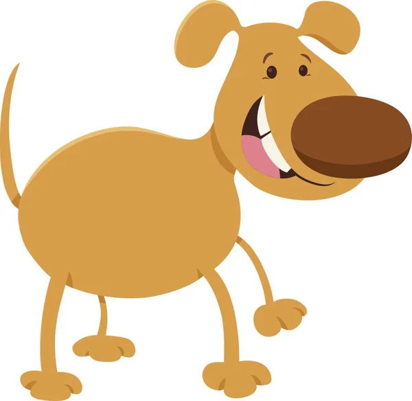 Καρτούν Εικονογράφηση Του Χαριτωμένος Σκύλος Ζώων Χαρακτήρα — Διανυσματικό Αρχείο