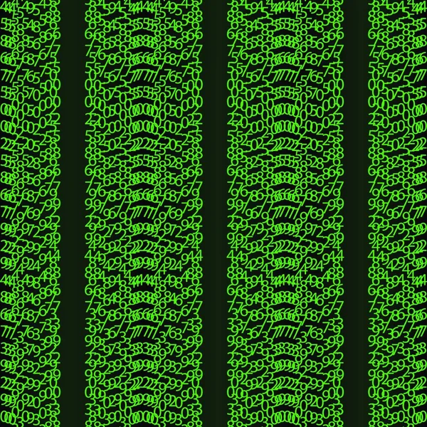 매트릭스 개념은 기반을 파괴한다 프로그래밍 바이너리 컴퓨터 초록색 배경에 — 스톡 벡터
