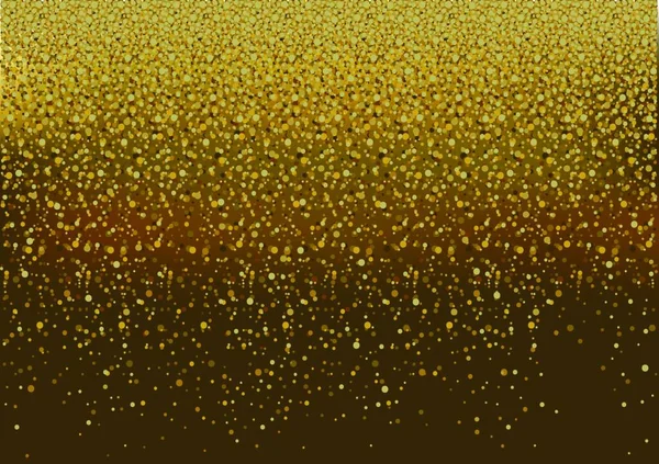 Gold Glitter Hintergrund Glitzernde Abstrakte Illustration Vektor — Stockvektor