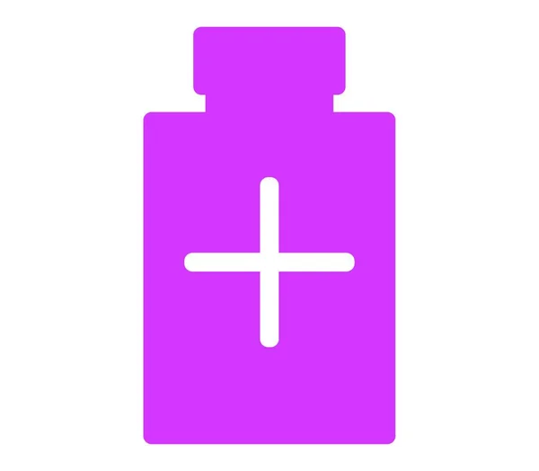 Medical Bottle Icon Vector Illustration — Stock Vector