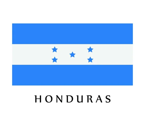 Honduras Flagge Vektorillustration — Stockvektor
