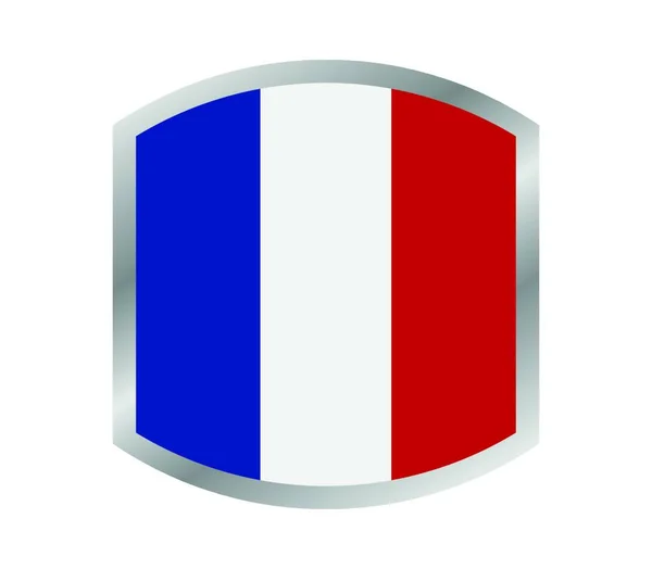 Флаг Франции Векторная Иллюстрация — стоковый вектор