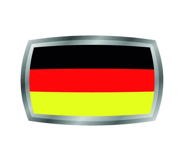 Γερμανική Σημαία Διανυσματική Απεικόνιση — Διανυσματικό Αρχείο