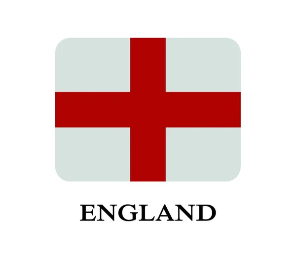 Flagge England Vektorillustration — Stockvektor