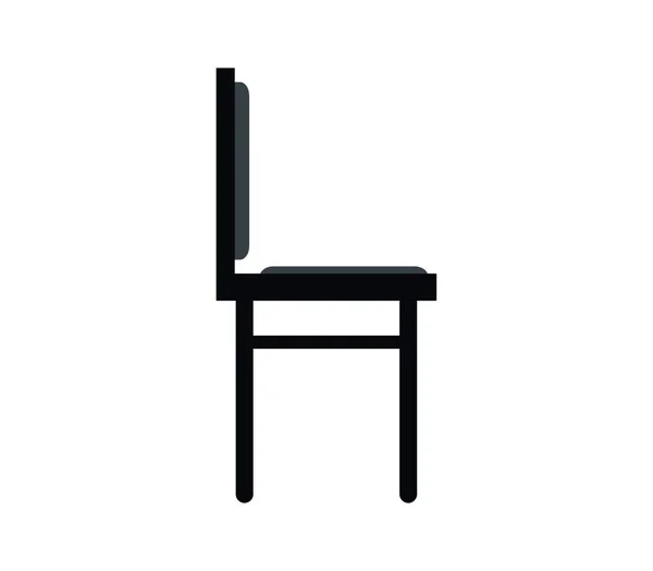 Stuhl Symbol Auf Weißem Hintergrund — Stockvektor