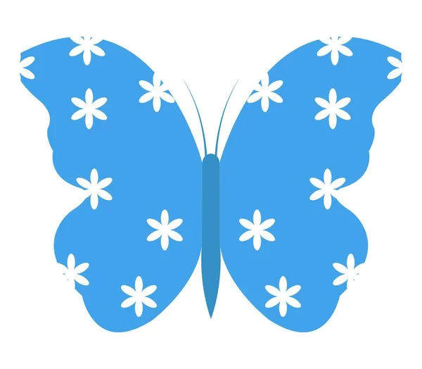白色背景上的蝴蝶图标 — 图库矢量图片