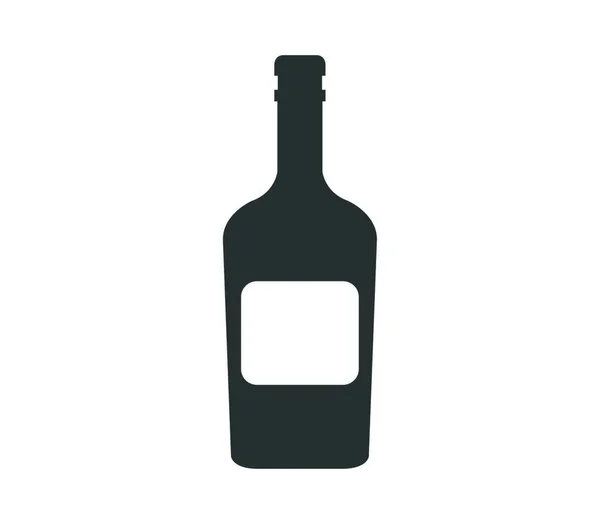 Liquor Icon White Background — Stock Vector
