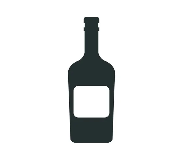 Icono Licor Sobre Fondo Blanco — Vector de stock