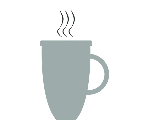 Icono Moderno Taza Café — Vector de stock