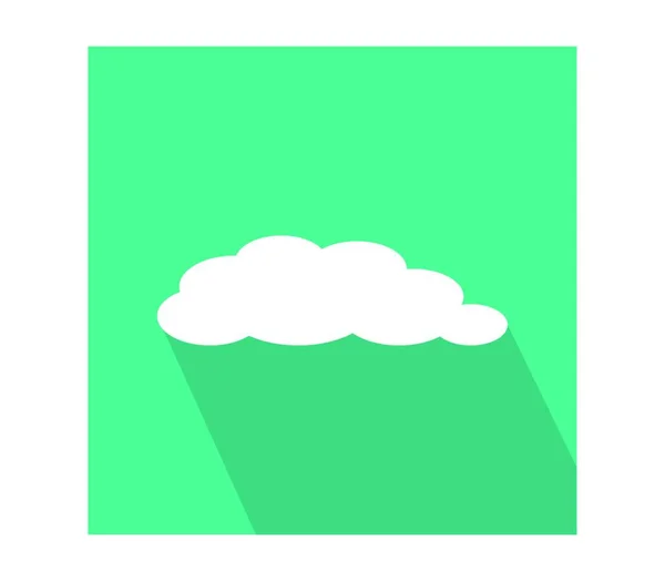 Wolkensymbol Illustrationsvektor — Stockvektor