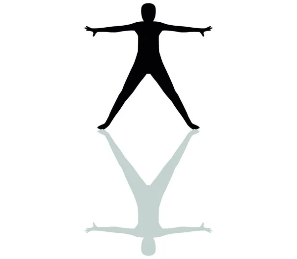 Serie Yoga Imagen Aislada — Archivo Imágenes Vectoriales