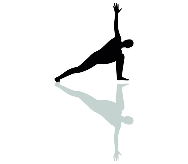 Série Yoga Image Isolée — Image vectorielle
