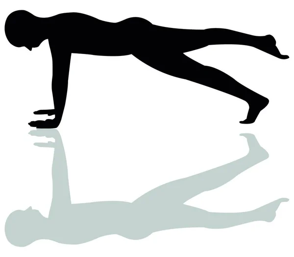 Yoga Series Εικόνα Απομονωμένη — Διανυσματικό Αρχείο