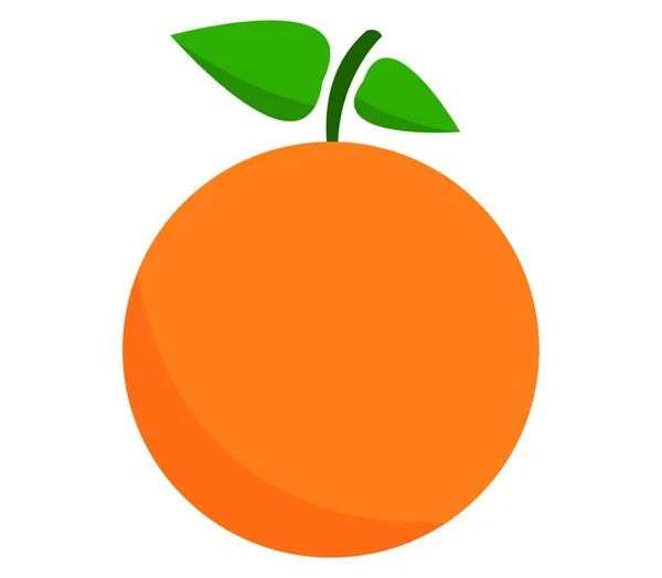 オレンジのアイコン白い背景のイラスト — ストックベクタ