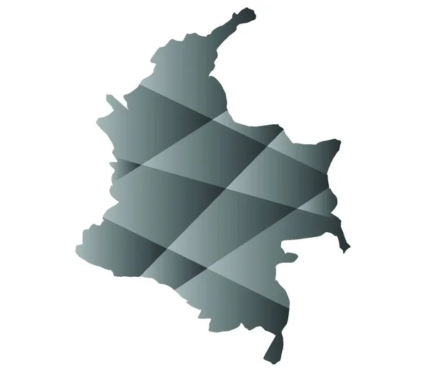 Mapa Del País Suiza — Vector de stock