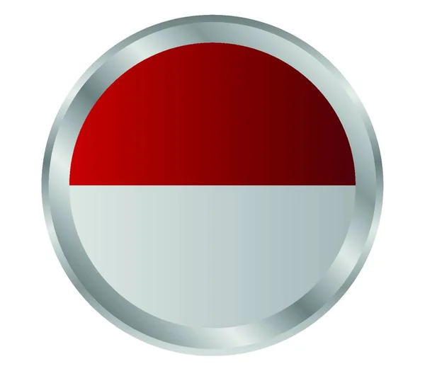 Flaga Indonezji Ilustracja Wektora — Wektor stockowy