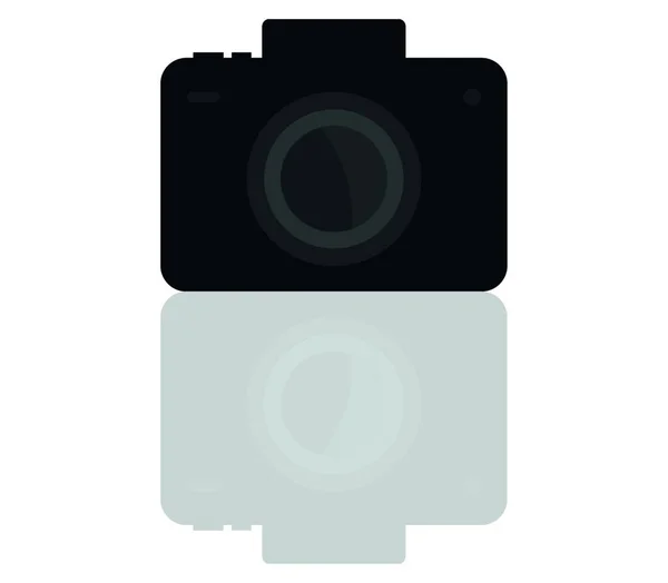 Kamera Symbol Abbildung Auf Weißem Hintergrund — Stockvektor