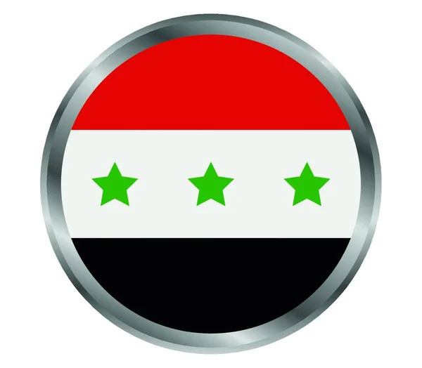Iraq Flag Vektorillustration – Stock-vektor