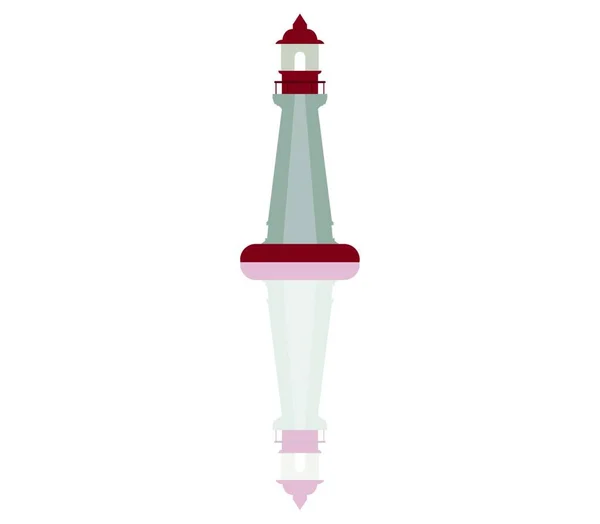 Lighthouse Day Time — Stock Vector