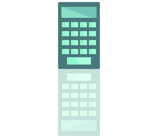 Calculator Icoon Illustratie Witte Achtergrond — Stockvector