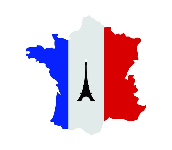 Fransa Kurtarıcılar Kanalı Nda — Stok Vektör
