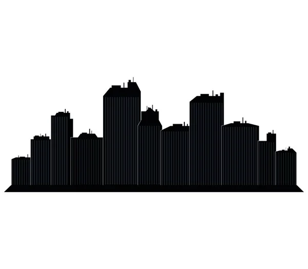 Rušné Město Metropolis Kopírovací Prostor — Stockový vektor