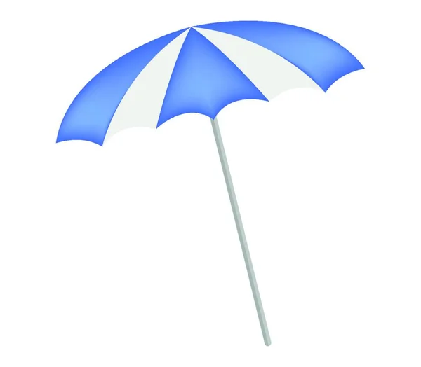 Regenschirm Symbol Abbildung Auf Weißem Hintergrund — Stockvektor