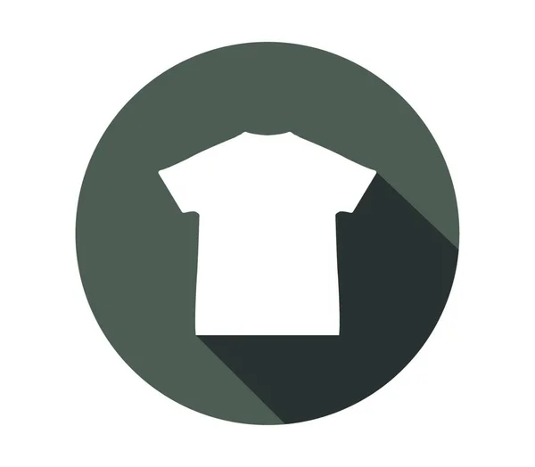 Shirt Ikon Illustration Vit Bakgrund — Stock vektor