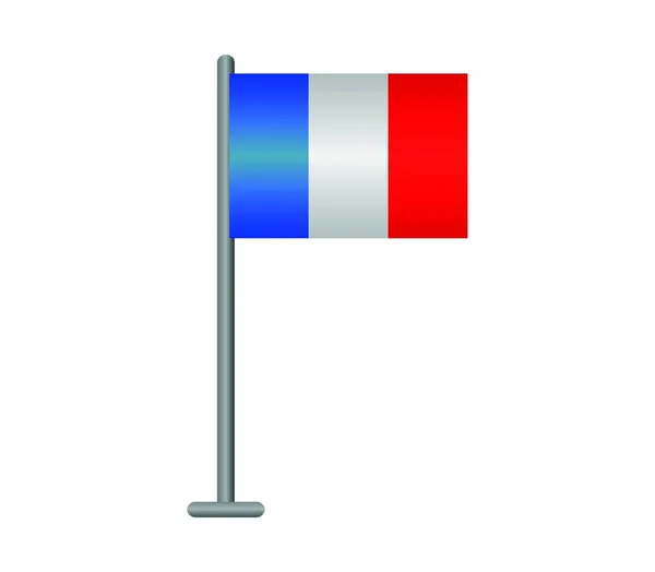 Drapeau France Patriotisme Pays — Image vectorielle