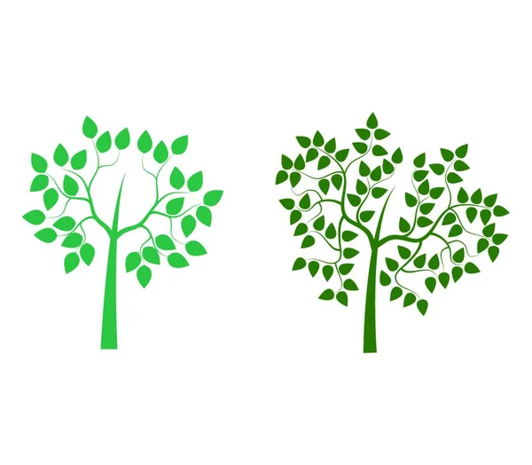 Ícone Árvore Ilustração Fundo Branco —  Vetores de Stock