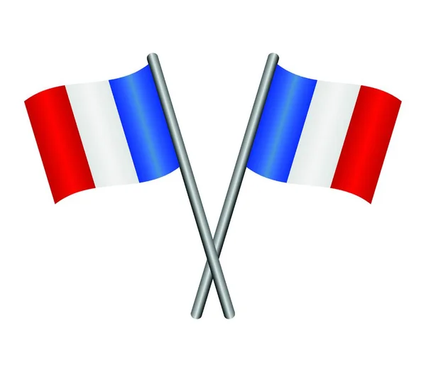 Drapeau France Patriotisme Pays — Image vectorielle