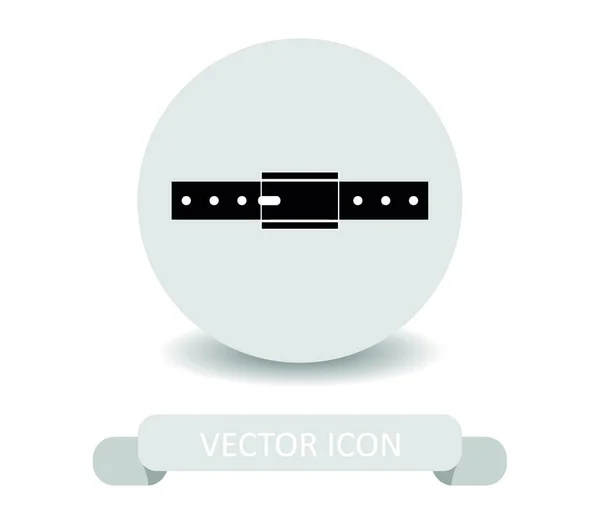 Belt Icon Illustration White Background — Stock Vector
