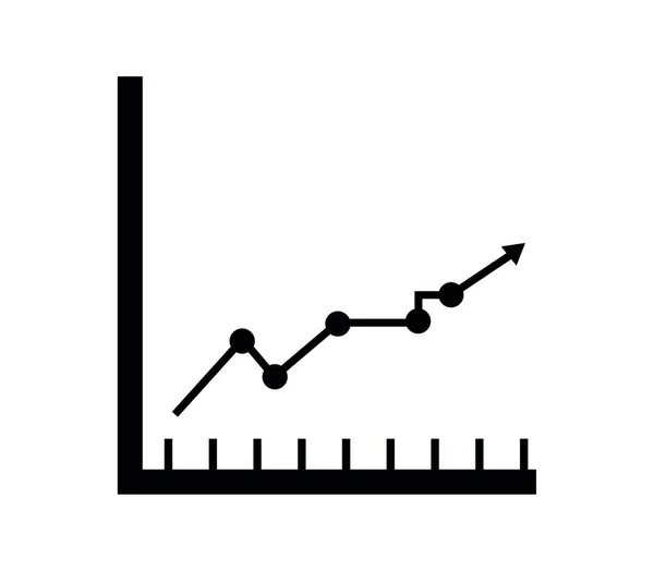 Analytische Icon Vektor Illustration — Stockvektor