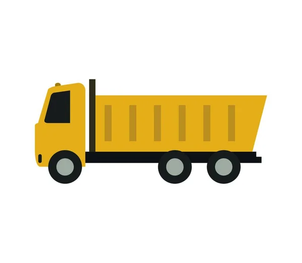 Truck Icoon Illustratie Witte Achtergrond — Stockvector