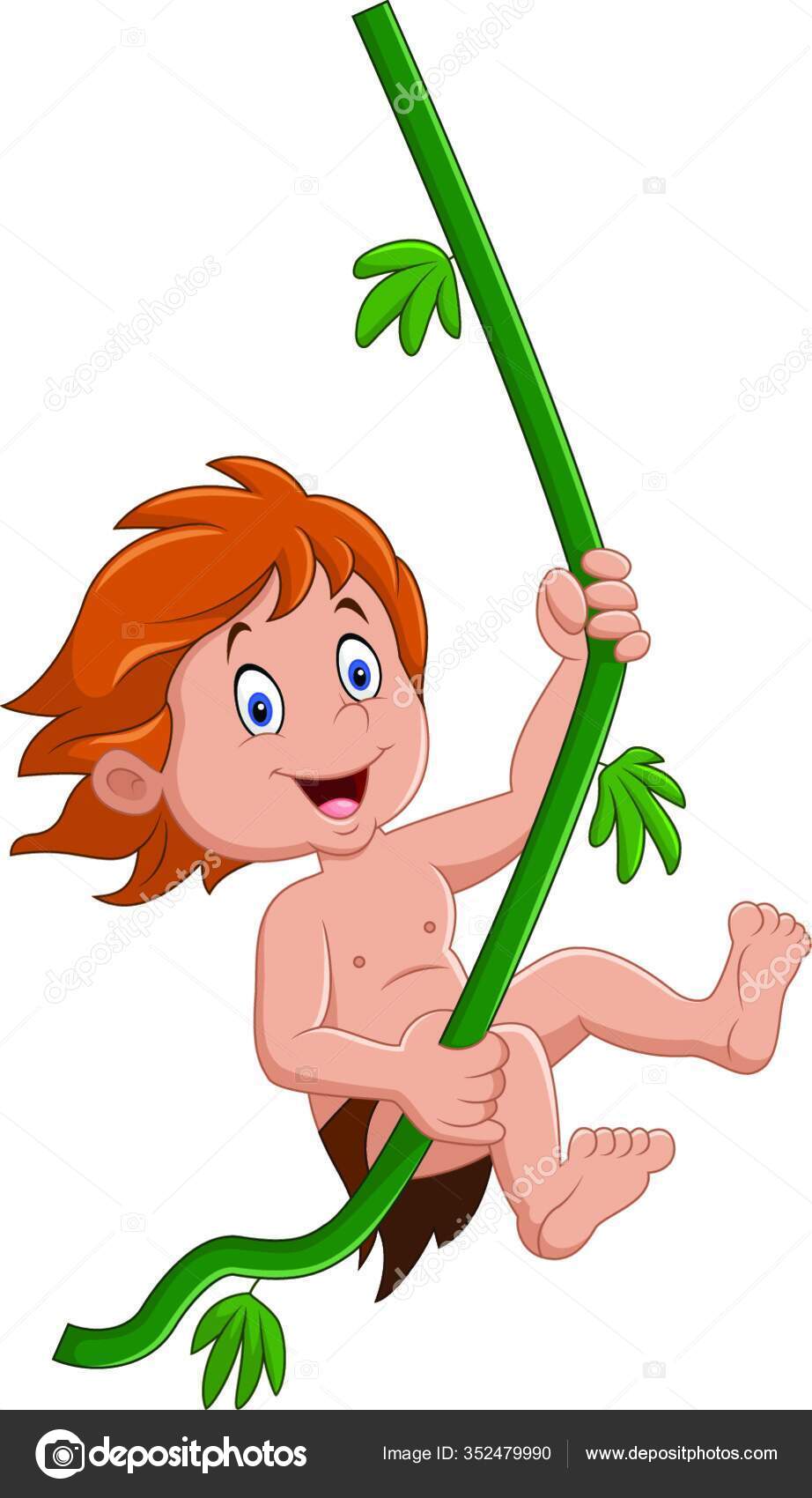 Tarzan cartoon Vector Art Stock Images | Depositphotos
