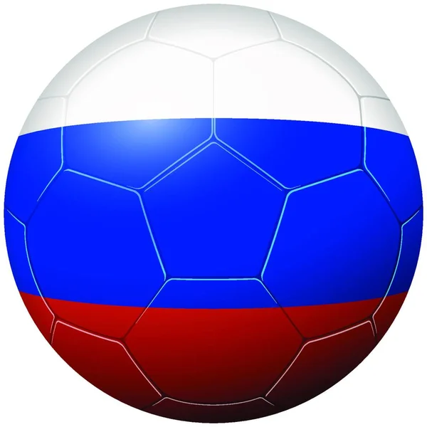 Bandera Futbolística Russia — Archivo Imágenes Vectoriales